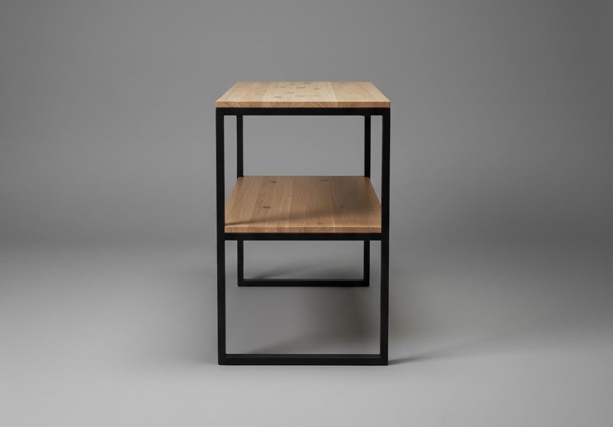 Detalle de los cajones del mueble auxiliar